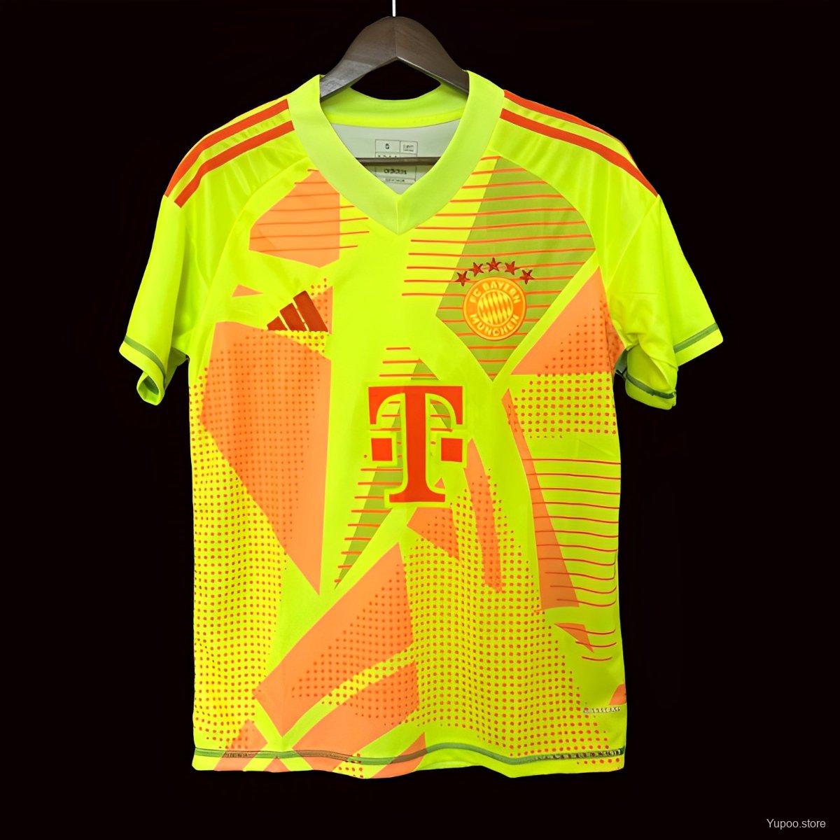 Camiseta de fútbol Bayern Munich 2024/25 PORTERO MANGA CORTA VERSION FAN